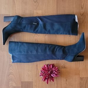 VINCE CAMUTO Demerri Dark Brown Over the Knee Boot